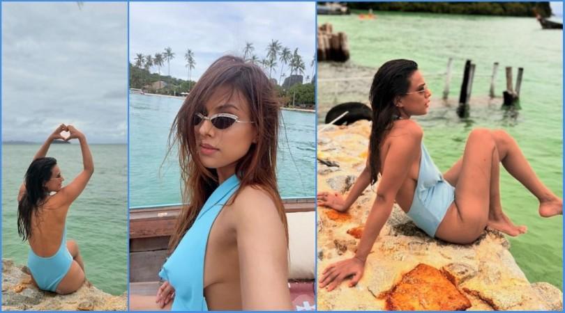 'Vulgar, awful': Nia Sharma gets brutally trolled for wearing a bold, revealing turquoise swimsuit for beach getaway 'Vulgar, awful': Nia Sharma gets brutally trolled for wearing a bold, revealing turquoise swimsuit for beach getaway