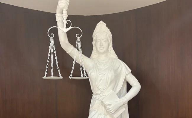 Lady Justice's statue