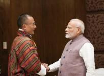 Indian PM Narendra Modi and Bhutanese PM Tshering Tobgay recently met
