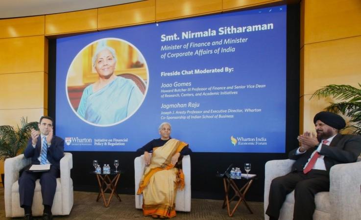 India saved pilferages worth $40 bn in last 8 years with DBT schemes: FM Sitharaman India saved pilferages worth $40 bn in last 8 years with DBT schemes: FM Sitharaman