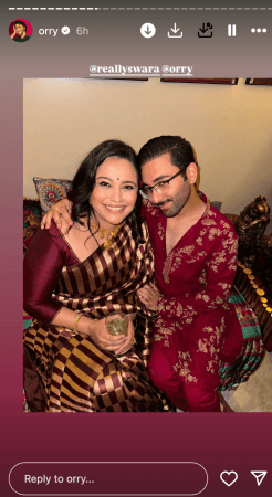 Hardik Pandya's ex-wife Natasa poses with Alex; Orry adds sparkle to Diwali bash with Swara Bhasker, Neetu Kapoor among others [Inside pics]
