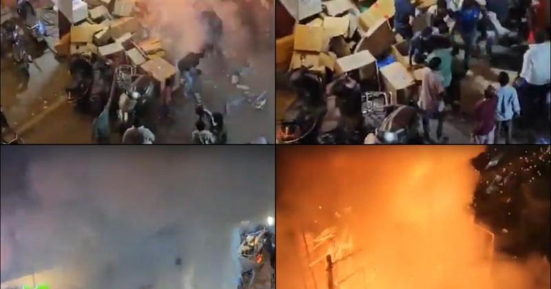 Huge fire breaks out at firecracker shop in Hyderabad - IBTimes India