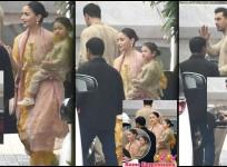 'She's irritated with paps': Raha frowny face steals the spotlight as she clings to her mom Alia Bhatt; twins with dad Ranbir Kapoor