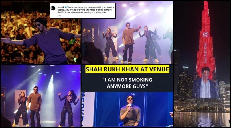'Message to America, from India: KING IS COMING...': SRK on his next film, talks about property distribution as he celebrates B'day with fans [Watch]