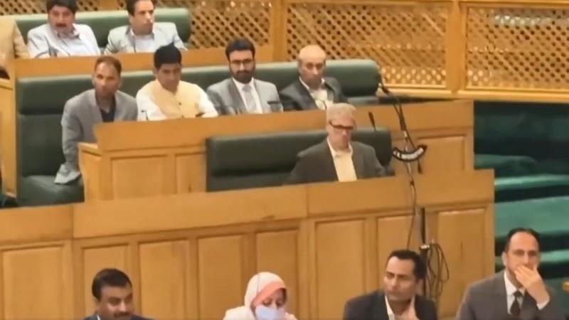 J&K Assembly adjourned after ruckus; CM says MLA's private resolution on Article 370 doesn't stand J&K Assembly adjourned after ruckus; CM says MLA's private resolution on Article 370 doesn't stand