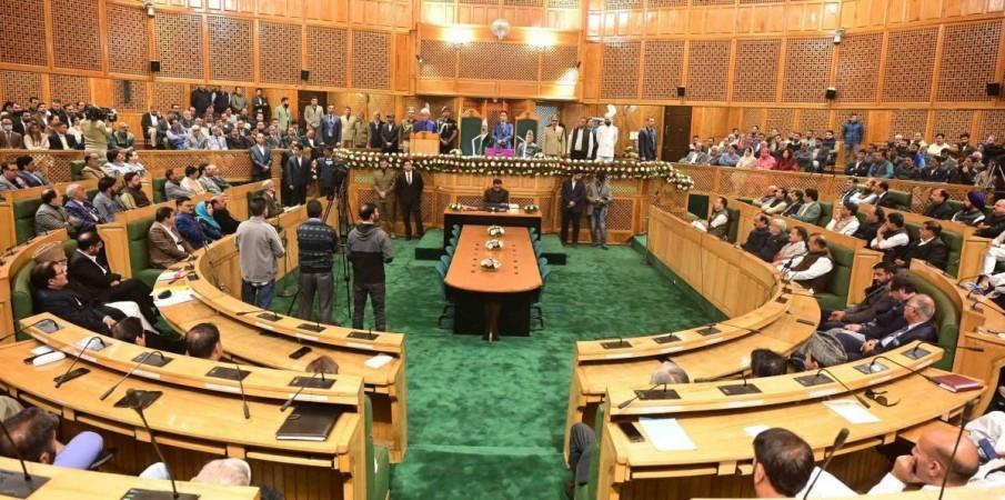 File Picture: Lieutenant Governor Manoj Sinha addressing first session of the J&K Legislative Assembly LG Manoj Sinha