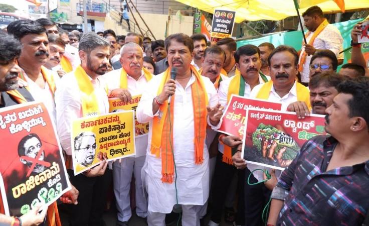 K'taka has become safer for religious fanatics: BJP K'taka has become safer for religious fanatics: BJP