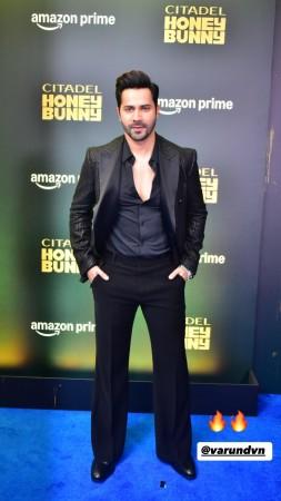 Citadel Honey Bunny premier: Samantha shines in silver; Tejasswi and Nimrit look red hot; Varun Dhawan, Arjun, and Shahid Kapoor slay in black [Best-Worst dressed]