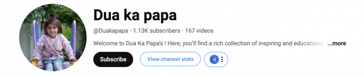 Dua ka papa reels Dua ka papa reels