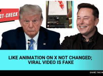 X didn't change like animation to US flag-wrapped ballot box