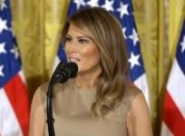 Melania Trump expresses optimism about US' future after husband's win