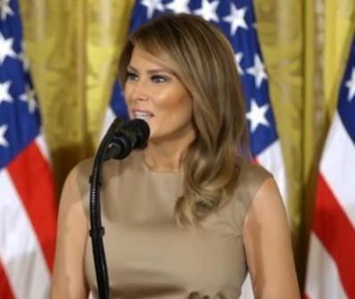 Melania Trump expresses optimism about US' future after husband's win Melania Trump expresses optimism about US' future after husband's win