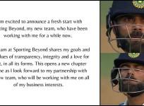 'Excited to announce a fresh start': Virat Kohli announces new management team Sporting Beyond after ending his long-term association with Bunty Sajdeh