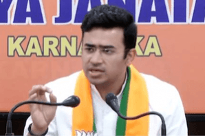 Waqf row: K'taka govt files FIR against Tejasvi Surya over social media post Waqf row: K'taka govt files FIR against Tejasvi Surya over social media post