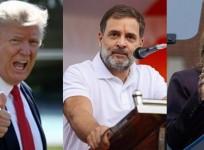 LoP Rahul Gandhi writes to Trump, Harris after US poll results