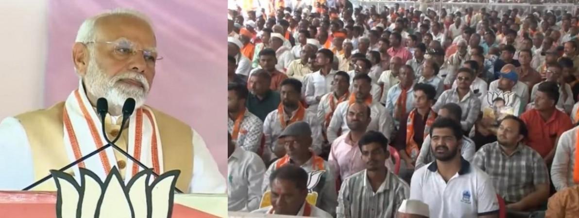 Vote for Mahayuti for fast development, oppose MVA which will put brakes: PM tells Maha Vote for Mahayuti for fast development, oppose MVA which will put brakes: PM tells Maha