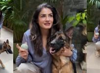 Raveena Tandon adopts 'abandoned' four-legged-friend: Welcome to your forever home