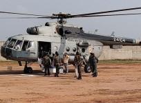 Polling parties leave for remote areas by helicopter to conduct elections in Jharkhand