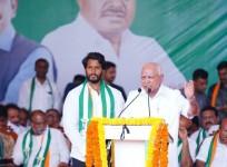 Yediyurappa urges people to ensure NDA candidate's victory in bypolls