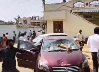 55 held for attack on officials in Telangana
