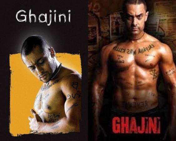 Suriya's Ghajni was released in 2005 and was remade in Hindi in 2008. suriya-amir