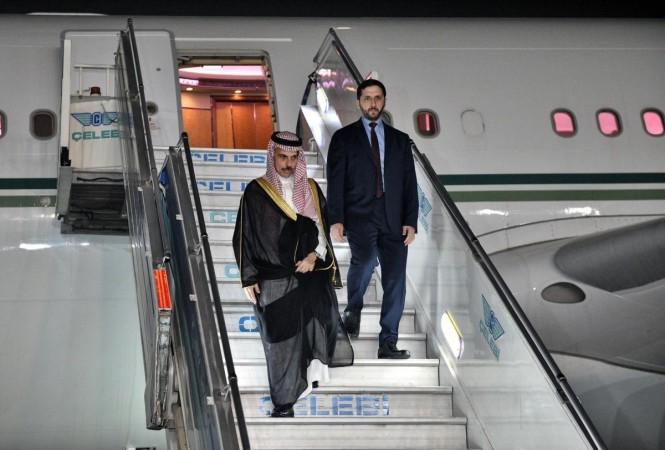 Saudi Foreign Minister Faisal bin Farhan Al Saud arrives in India