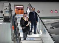 Saudi Foreign Minister Faisal bin Farhan Al Saud arrives in India