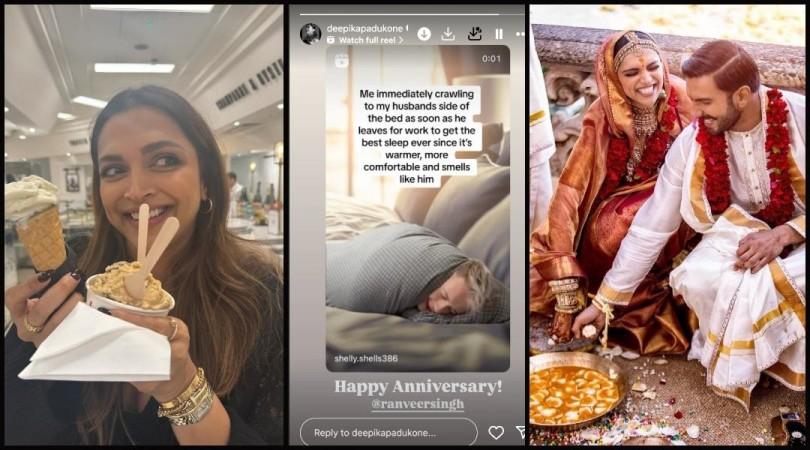 'Every day is Wife Appreciation Day': Ranveer Singh pens wholesome note; shares candid moments of Deepika Padukone as they celebrate 6th wedding anniversary 'Every day is Wife Appreciation Day': Ranveer Singh pens wholesome note; shares candid moments of Deepika Padukone as they celebrate 6th wedding anniversary