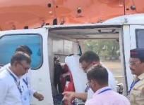 Amit Shah's chopper inspected by EC officials, days after frisking of Uddhav's bags stoked row