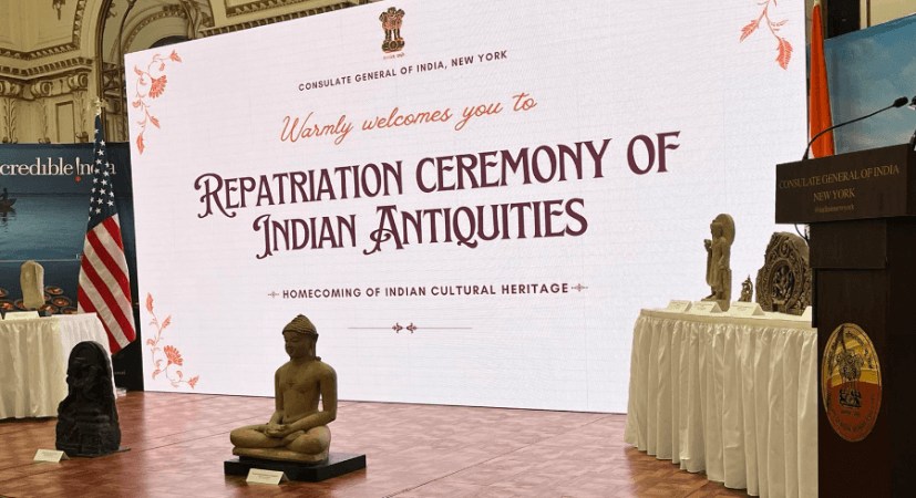 1,440 smuggled antiquities seized by US authorities returned to India