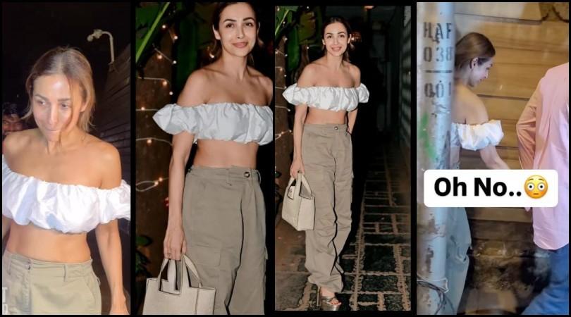 'Is she drunk?': Malaika Arora loses her balance, trips in high heels; friend holds her hand tightly and escorts her to car [Reactions]