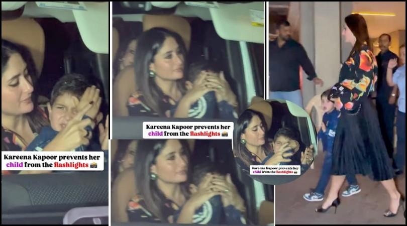 'Insensitive, shameful media': Kareena Kapoor shuts Jeh shuts eyes as he gets irritated with camera flashlights; Netizens call out paps for their behaviour 'Insensitive, shameful media': Kareena Kapoor shuts Jeh shuts eyes as he gets irritated with camera flashlights; Netizens call out paps for their behaviour
