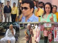 Politicians, celebs, youths, seniors and slum dwellers troop out to vote