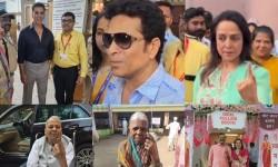 Politicians, celebs, youths, seniors and slum dwellers troop out to vote