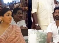 Dhanush, Nayanthara's awkward encounter at a wedding goes viral