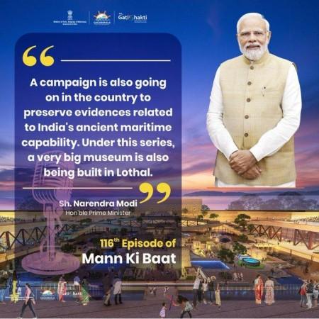 PM Modi highlights India's maritime history