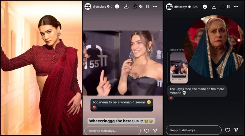 'He's too mean to be a woman': Kriti Sanon reacts to Diet Sabya criticising her look 'He's too mean to be a woman': Kriti Sanon reacts to Diet Sabya criticising her look