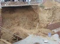 Two labourers die in soil mound collapse