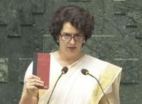 Priyanka Gandhi takes oath as Lok Sabha MP