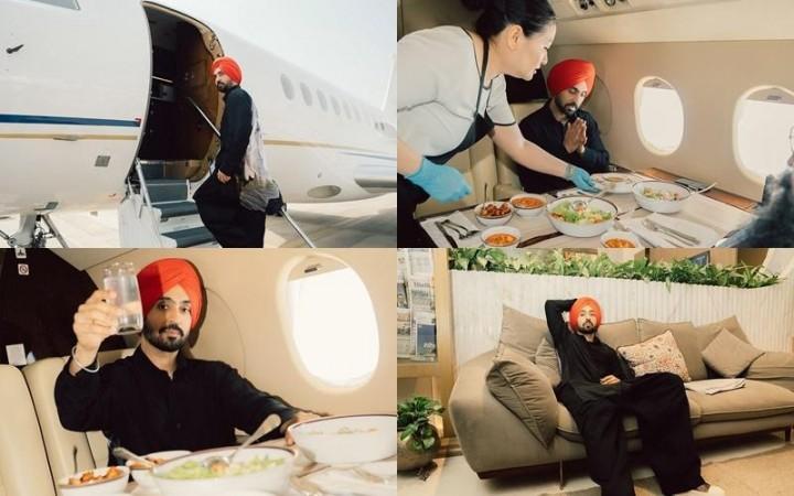 Diljit shares meal pics from chartered flight, Ranveer Brar says 'paneer tagda lagda ai' Diljit shares meal pics from chartered flight, Ranveer Brar says 'paneer tagda lagda ai'