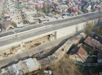 Sangrama Flyover on the SBU National Highway in Jammu and Kashmir, India, is set to be completed by December, improving travel and military logistics.