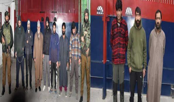10 drug peddlers arrested in J&K's Srinagar