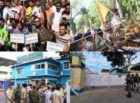 Security breach at B'desh mission in Agartala: Seven protesters detained, 3 cops suspended