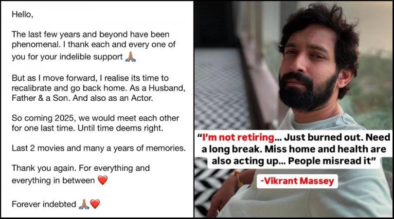 Health is acting up, need long break:': Vikrant Massey clarifies break from  acting, retirement announcement 