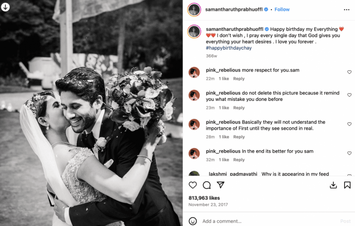 'Please Delete It': Netizens Ask Samantha Ruth Prabhu To Remove Wedding Photo With Naga Chaitanya As He Marries Sobhita Dhulipala 'Please Delete It': Netizens Ask Samantha Ruth Prabhu To Remove Wedding Photo With Naga Chaitanya As He Marries Sobhita Dhulipala
