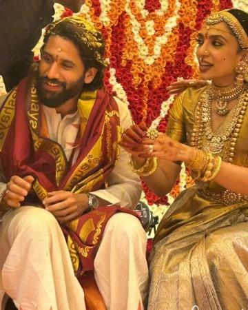 Naga Chaitanya and Sobhita Dhulipala wedding pic Naga Chaitanya and Sobhita Dhulipala wedding pic