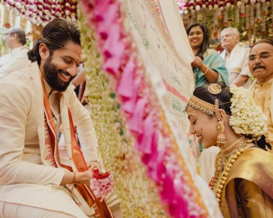 Naga Chaitanya and Sobhita Dhulipala wedding pic Naga Chaitanya and Sobhita Dhulipala wedding pic