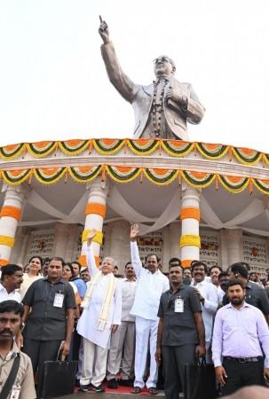 Ambedkar statue vandalism: Dalit outfits call for Amritsar shutdown Constitution's Article 3, incorporated by Ambedkar, paved for Telangana's formation: KCR