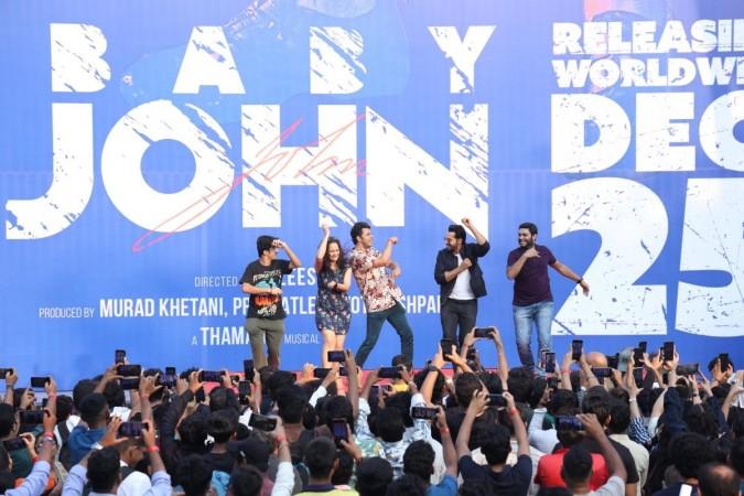 'Copying South movie promotional events': Varun Dhawan criticized as curtain gets stuck between 100-ft poster during Baby John event 'Copying South movie promotional events': Varun Dhawan criticized as curtain gets stuck between 100-ft poster during Baby John event