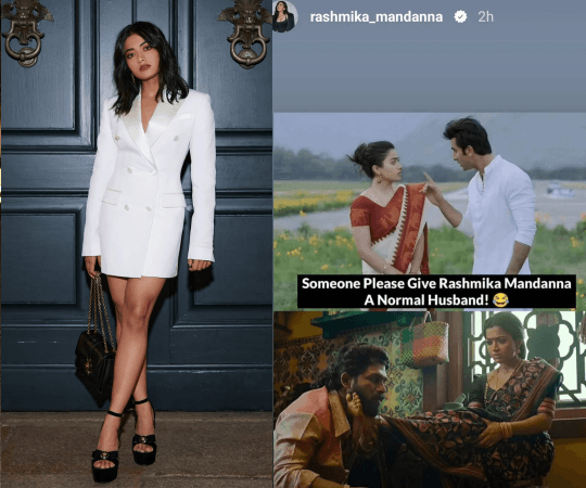 Rashmika shared the meme on her story and wrote a message for the fans. Rashmika